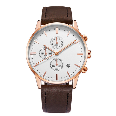Van het de Sporthorloge van Chronos van mensen Multifunctioneel van de het Leerriem van de de Dagdatum Eeuwig de Kalenderhorloge