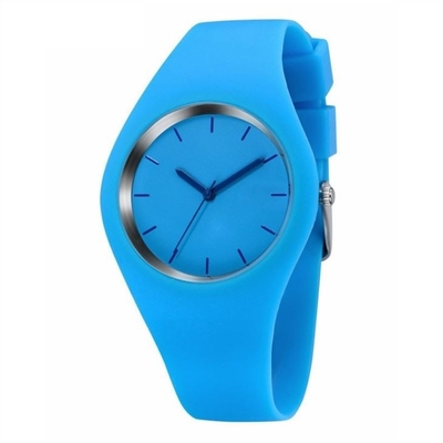 Het digitale van het het Elastiekjesilicone van het Horlogesilicone Rubberhorloge Jelly Color Couple Watch