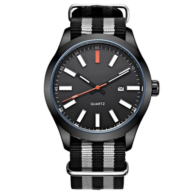 275mm Analoog de Sportenhorloge van Nylon de Bewegingsmensen van het Polshorlogekwarts