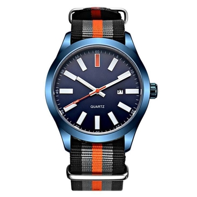275mm Analoog de Sportenhorloge van Nylon de Bewegingsmensen van het Polshorlogekwarts