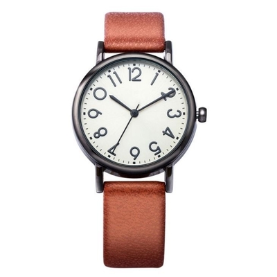 Van het de Damesleer van de kwartsbeweging het Horloge Vogue Horloge van het het 30m Levens het Waterdichte Kleine Leer