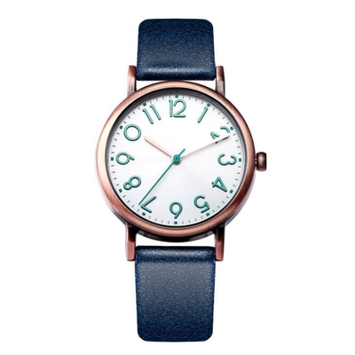 Van het de Damesleer van de kwartsbeweging het Horloge Vogue Horloge van het het 30m Levens het Waterdichte Kleine Leer