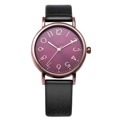 Van het de Damesleer van de kwartsbeweging het Horloge Vogue Horloge van het het 30m Levens het Waterdichte Kleine Leer