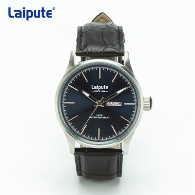 Van de Chronograafhorloges van PantoneVerfhandelaars van de het Leerriem de Kalenderhorloge