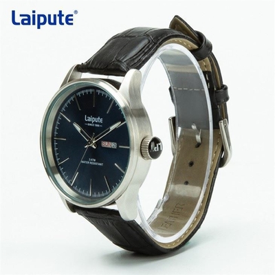 Van de Chronograafhorloges van PantoneVerfhandelaars van de het Leerriem de Kalenderhorloge