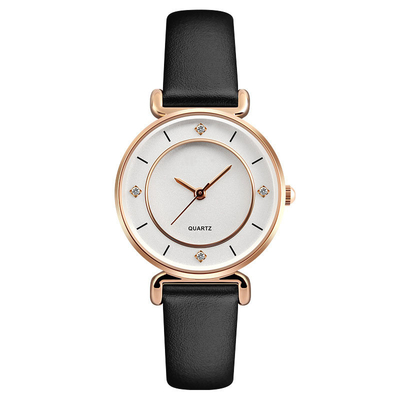 Het Horloge van eenvoudige en Modieuze Vrouwen met Diamond Quartz Creative Watch