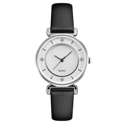 Het Horloge van eenvoudige en Modieuze Vrouwen met Diamond Quartz Creative Watch