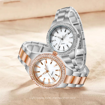 22cm Horloge van het het Roestvrije staal Waterdichte Kwarts van het Lengte het Uiterst dunne Mechanische Horloge