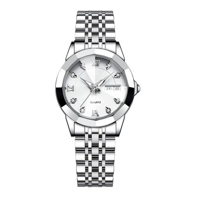 Horloge van de het Horloge het Lichtgevende Dubbele Kalender van Zwitserse Waterdichte Vrouwen voor Vrouwen