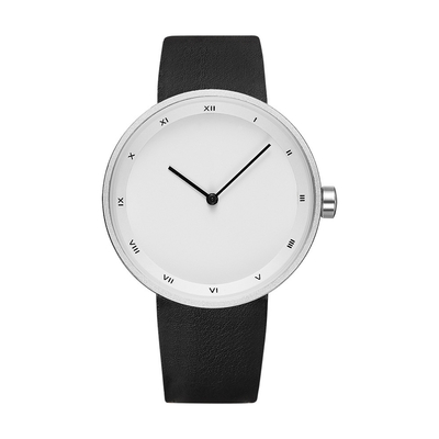 Het naadloze Horloge van het het Horlogeleer van het Riem Uiterst dunne Kwarts voor Mensen