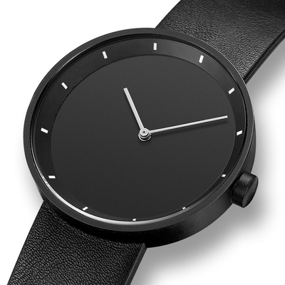 Het naadloze Horloge van het het Horlogeleer van het Riem Uiterst dunne Kwarts voor Mensen