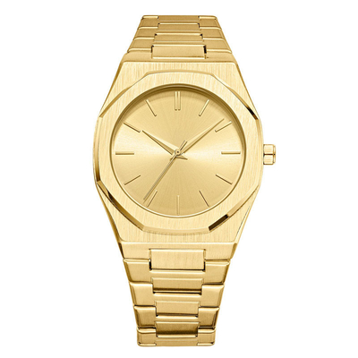 20mm van het de Bewegingspolshorloge van het Roestvrij staalkwarts Timepiece 24cm Bandlengte