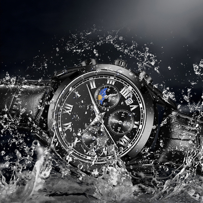 Mineraal Crystal Buckle Quartz Battery Wristwatches 30m Waterweerstand 12mm