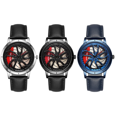 3ATM Horloge 13mm van het roestvrij staalkwarts het Waterweerstand van de Gevaldikte