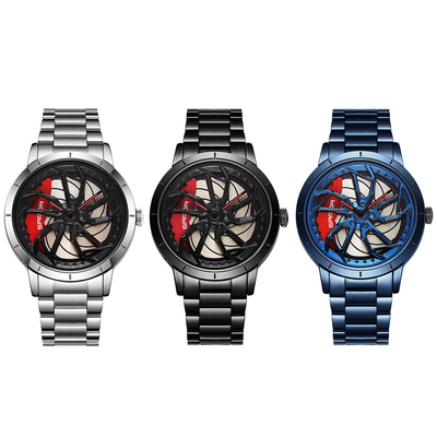 3ATM Horloge 13mm van het roestvrij staalkwarts het Waterweerstand van de Gevaldikte