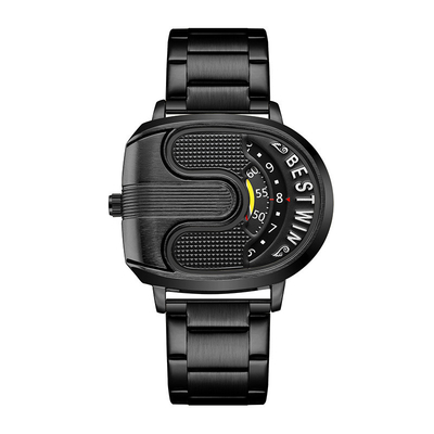 Kleuren Dial roestvrijstalen horloge met kwartsbewegingstechnologie