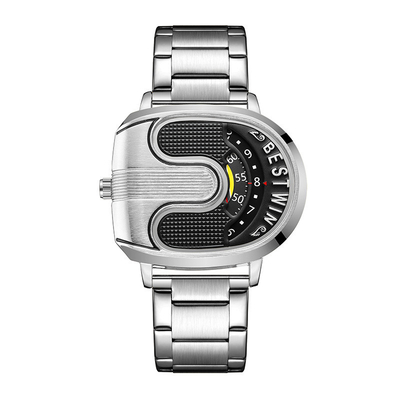 Kleuren Dial roestvrijstalen horloge met kwartsbewegingstechnologie