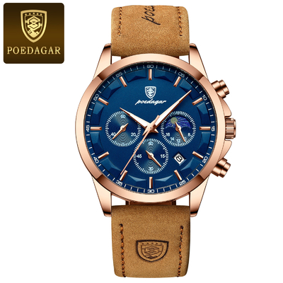 Hoogwaardig gordelhorloge met kwartsbeweging en waterbestendigheid 30m-50m