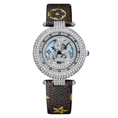 Hoogwaardige quartzbatterij-armbandhorloges met chronograaffunctie