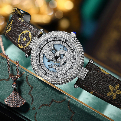 Hoogwaardige quartzbatterij-armbandhorloges met chronograaffunctie