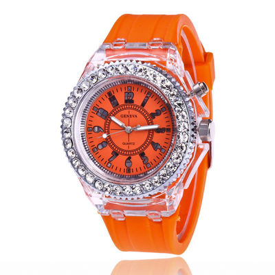 Het veelkleurige Horloge Gemerkte Laipute van Kwartsjonge geitjes, Multiusage Geleid Kwartshorloge