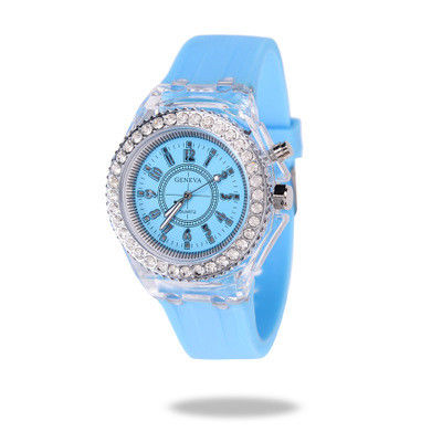 Het veelkleurige Horloge Gemerkte Laipute van Kwartsjonge geitjes, Multiusage Geleid Kwartshorloge
