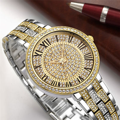 10bar maak Zilveren Diamond Watch Womens, PC21-Witgoud Diamond Watch waterdicht