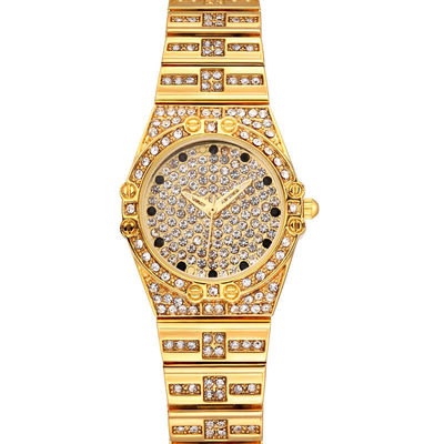 10bar maak Zilveren Diamond Watch Womens, PC21-Witgoud Diamond Watch waterdicht