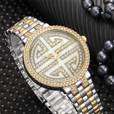 10bar maak Zilveren Diamond Watch Womens, PC21-Witgoud Diamond Watch waterdicht