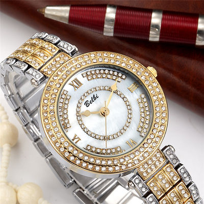 10bar maak Zilveren Diamond Watch Womens, PC21-Witgoud Diamond Watch waterdicht