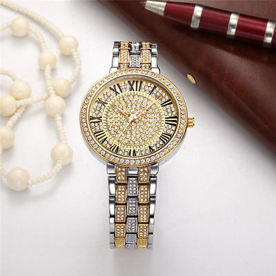 10bar maak Zilveren Diamond Watch Womens, PC21-Witgoud Diamond Watch waterdicht