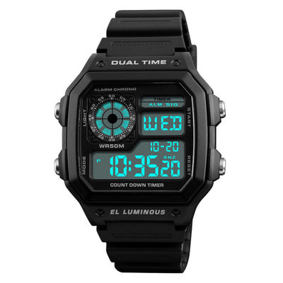 Het digitale en Analoge Polshorloge leidde Elektronisch Horloge Unisex- Digitaal Horloge