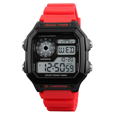 Het digitale en Analoge Polshorloge leidde Elektronisch Horloge Unisex- Digitaal Horloge