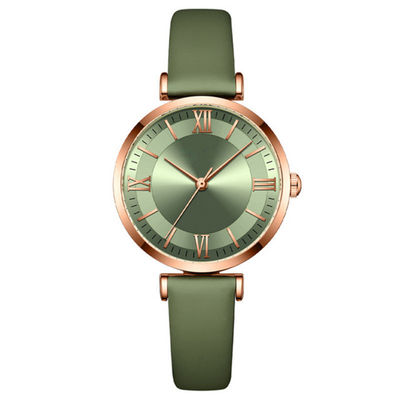 De Chronograaf van het het Kwartspolshorloge van Nonscratchvrouwen let op 30M Life Waterproof