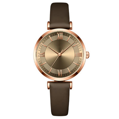 De Chronograaf van het het Kwartspolshorloge van Nonscratchvrouwen let op 30M Life Waterproof