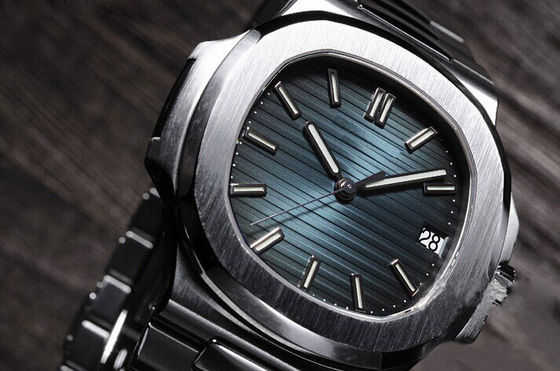 Het Kwartspolshorloge van de Laiputelegering, Minimalistisch het Roestvrije staalhorloge van SS316L