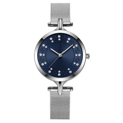3ATM waterdicht Echt Diamond Quartz Watch Vacuum Electroplating Skinfriendly