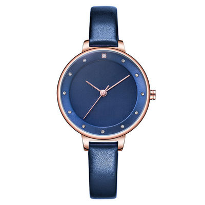 50g horloges met Veelkleurig de Motregenbewijs van Diamantenvrouwen
