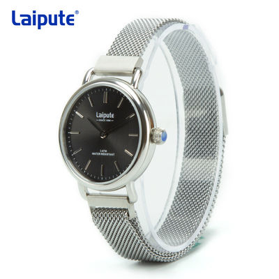 8.5mm Roestvrij staal Automatisch Horloge, het Horloge van het het Kwartsroestvrije staal van Vrouwen