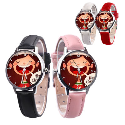 25g het Analoge Horloge van kinderen, 38mm het Horloge van het de Bandkwarts van het Wijzerplaatleer