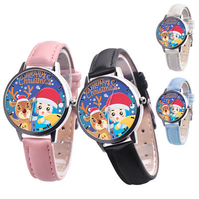 25g het Analoge Horloge van kinderen, 38mm het Horloge van het de Bandkwarts van het Wijzerplaatleer