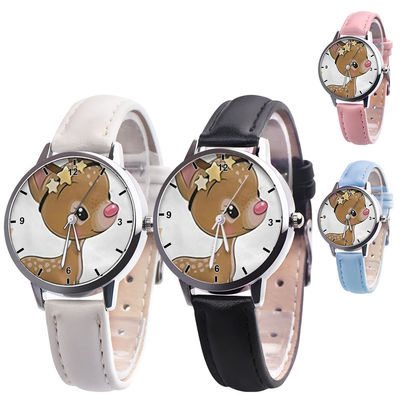 25g het Analoge Horloge van kinderen, 38mm het Horloge van het de Bandkwarts van het Wijzerplaatleer