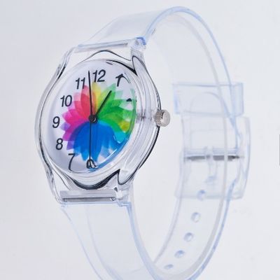 Plastic Transparante Riem 40mm van het Sporthorloge Beschikbare Wijzerplaatodm