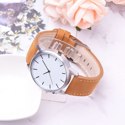 Gepersonaliseerde Horloges voor de Band52g Gewicht van het Mensenleer om Kroontype