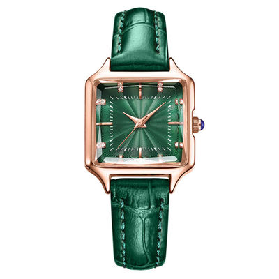 Spiraalvormige Kroon Uitstekend Waterdicht Diamond Quartz Watch 3ATM