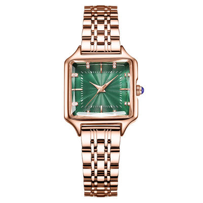 Spiraalvormige Kroon Uitstekend Waterdicht Diamond Quartz Watch 3ATM