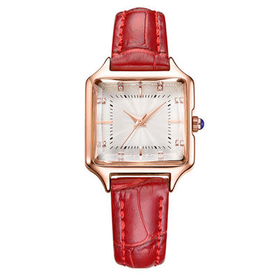 Spiraalvormige Kroon Uitstekend Waterdicht Diamond Quartz Watch 3ATM
