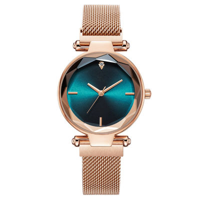 Het Kwartspols Watchv van Vacuumplatingsvrouwen 32mm scratchless Antiabrasion