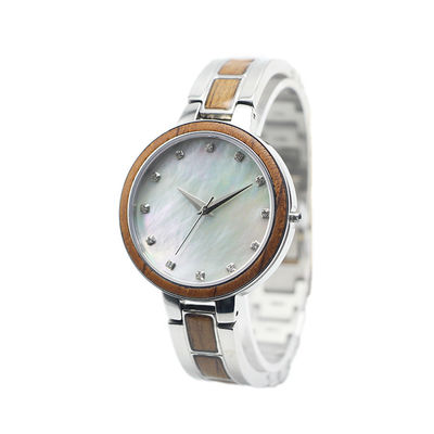 Het unisex-Horloge van de Roestvrij staalchronograaf, ODM het Roestvrije staalrug van het Kwartshorloge