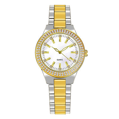 Het Galvaniserende Kwarts Movt Echt Diamond Watch 8mm van IPG Wijzerplaatdikte